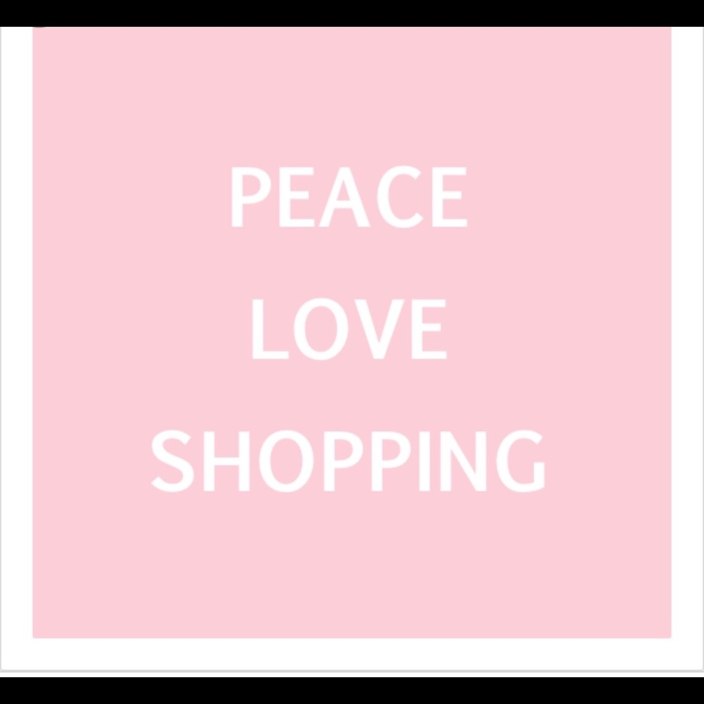 Peace ✌️ love ❤️ & shopping 🛍